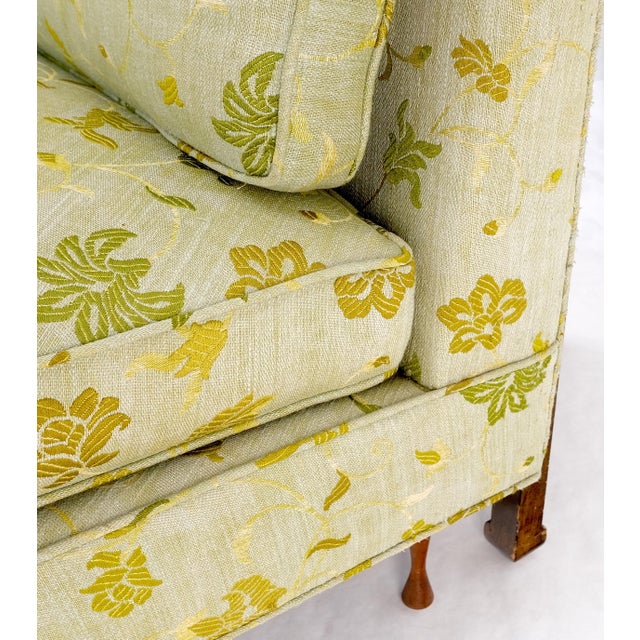 Wrap Around Mid-Century Modern Sofa W Pair Matching Marble Top Tables Mint! For Sale - Image 6 of 18