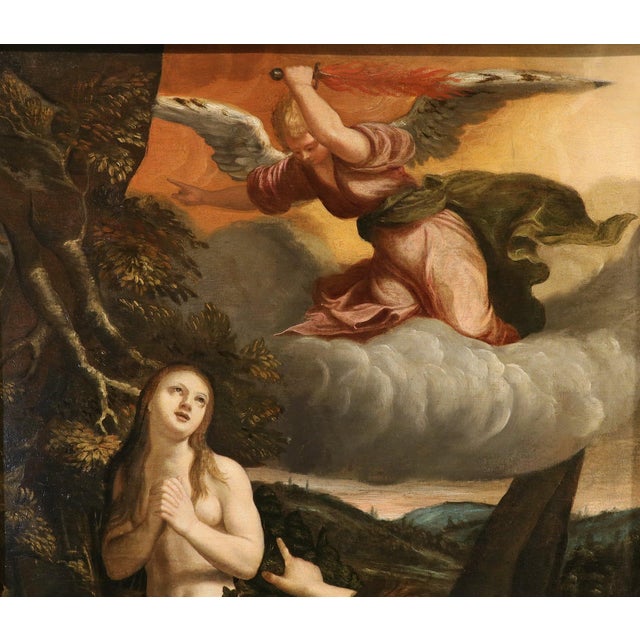 Workshop of Abraham Bloemaert, Adam and Eve, 1650, Oil on Canvas For Sale - Image 4 of 16