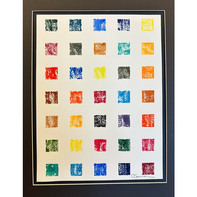 Giclee professional print of “City Windows” watercolor painting. 16 x 20 inches. Archival textured paper. Black mat...