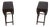 Pair Ethan Allen Georgian Court Cherry Drop Leaf End Tables For Sale