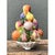 Dark Green Vintage Italian Ceramic Fruit Topiary For Sale - Image 8 of 12