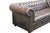American Vintage Chesterfield Tufted Leather Sofa For Sale - Image 3 of 7