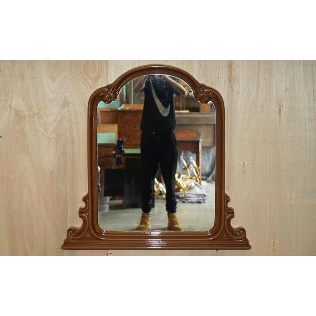 Very nice and decorative overmantel mirror which can also be used for a dressing table A good looking mirror, this piece...
