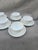 This is a set of 7 cups and saucers from the legendary Coalport collection from England. They are made of fine bone china...