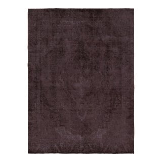 Vintage Persian Rug in Purple and Black by Rug & Kilim For Sale
