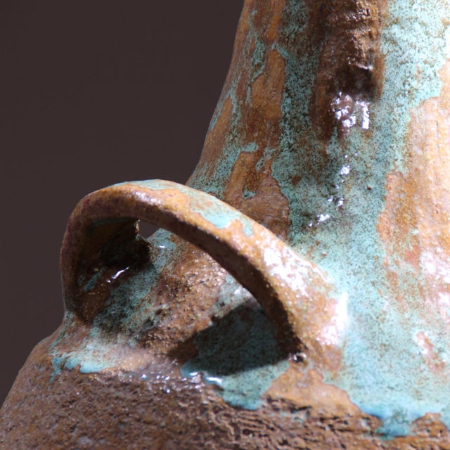 Ceramic Sculpture Floor Vase, Germany, 1971 For Sale - Image 4 of 10