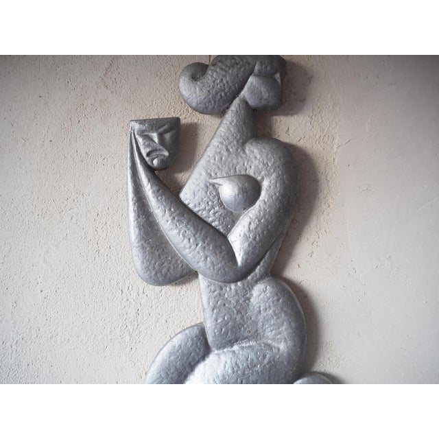 Mid-Century Tin Wall Decoration, Europe, 1970s For Sale - Image 6 of 15