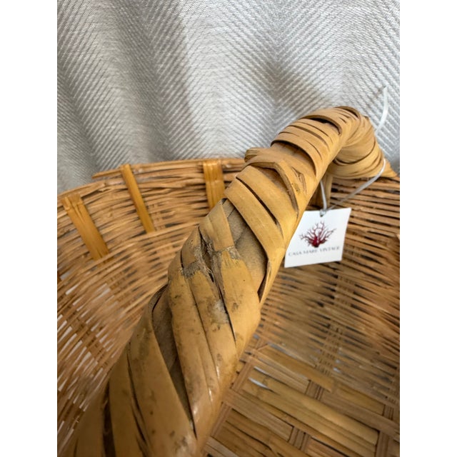 French Large Harvest Basket For Sale - Image 4 of 4