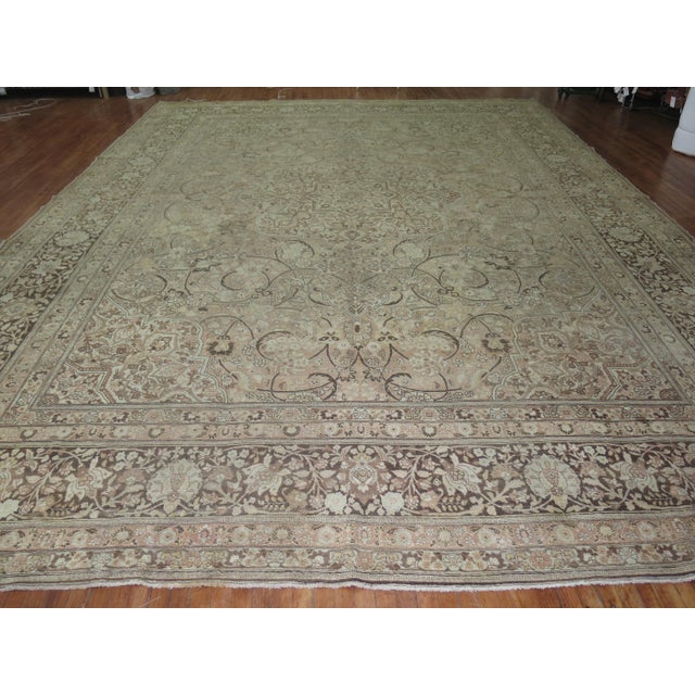 An early 20th century Persian Oversize Persian Tabriz rug. 13'9'' x 19'6''