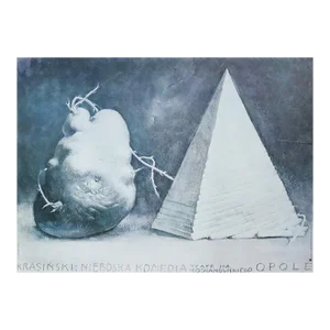 1982 Polish Theatre Poster - Krasinski, Nieboska Komedia Opole - Starowieyski