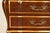 Karges French Provincial Louis XV Burled Walnut and Gold Gilt Bombay Chest of Drawers For Sale - Image 9 of 15