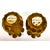 Vintage Wood Carved Pineapple Shaped Shakers - A Pair For Sale - Image 9 of 9
