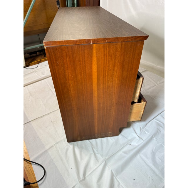 Mid-Century Modern Mid Century Lane Walnut Office Desk For Sale - Image 3 of 12