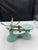 Antique Mint Green Kitchen Scale For Sale - Image 4 of 9