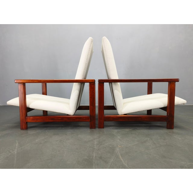 1970s Mid-Century Modern Pine Lounge Chairs, Czechoslovakia, 1970s, Set of 2 For Sale - Image 5 of 15