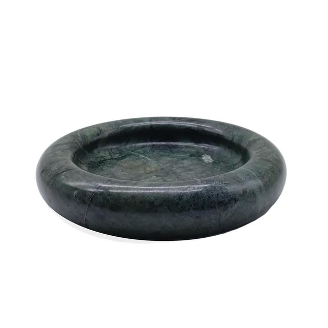 Stone Green Marble Centerpiece by Sergio Asti for Up & Up, Italy, 1970s For Sale - Image 7 of 7