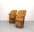 Mid 20th Century Vintage Mexican Leather & Wood Equipales Armchairs - A Pair For Sale - Image 5 of 8
