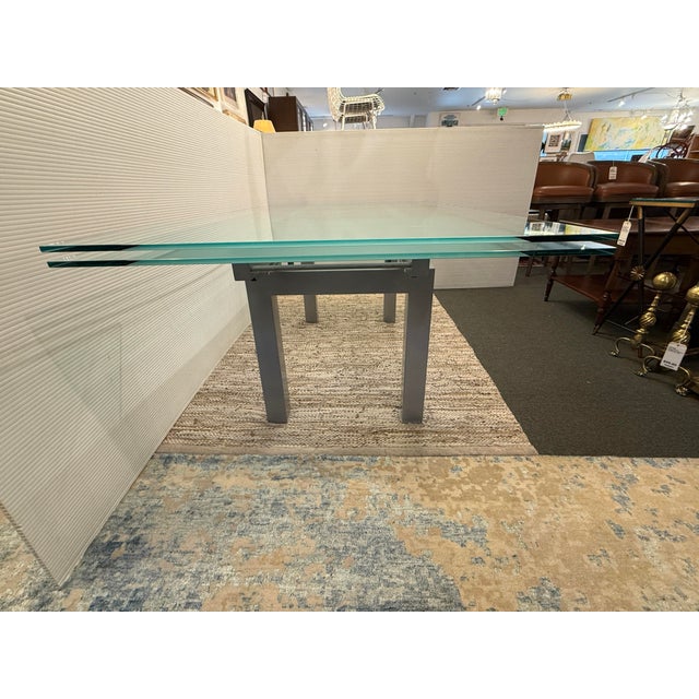 Metal Studio Kronos for Cattelan Italia Daytona Glass Extension Dining Table For Sale - Image 7 of 12