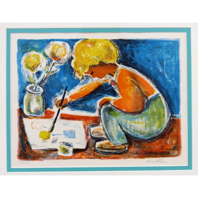 The "Aspiring Artist" 1960's Limited Edition Lithograph by Rico Blass