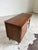 Mid Century Modern Petite Walnut Writing Desk For Sale - Image 4 of 7