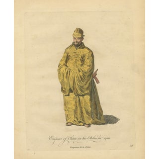 Jefferys, Chinese Emperor in Imperial Robes, 1749, Print For Sale