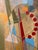He Opened His Hand and I Put My Stories in to It by Amy Hutcheson | Oil on wood Cradle Abstract geometric shapes For Sale - Image 4 of 5