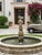 Vintage Cast Stone Centerpiece Fountain Featuring a Pan Flute Playing Putto on a Column For Sale - Image 12 of 12