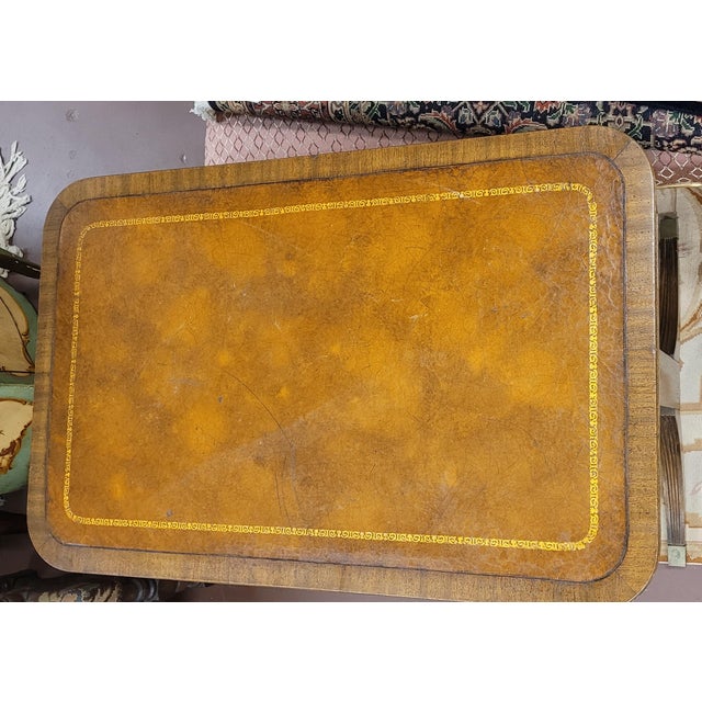 Antique Georgian Leathertop Writing Desk For Sale - Image 10 of 14