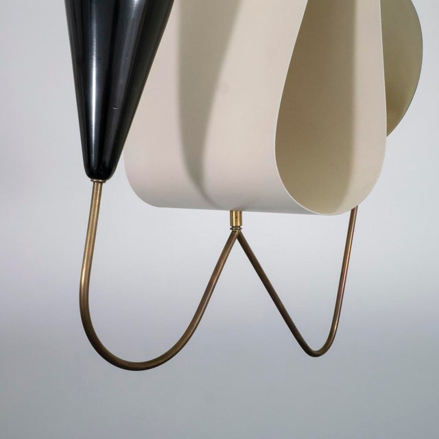 Sculptural chandelier attributed to Gilardi and Barzaghi For Sale - Image 13 of 13