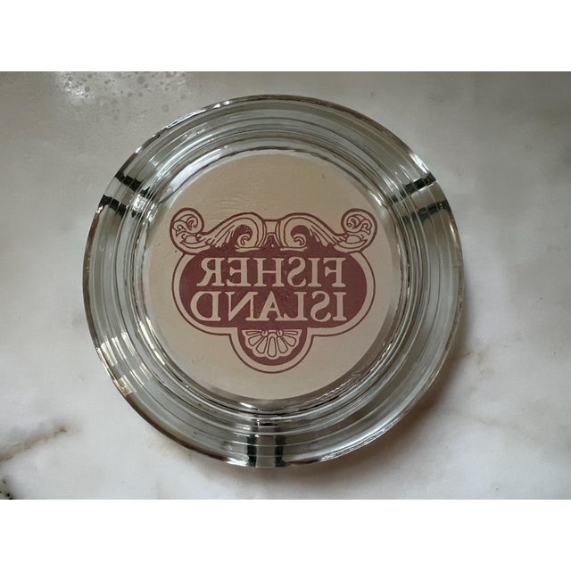 Fisher Island, Miami Glass Ashtray/Catchall 1990 For Sale In Washington DC - Image 6 of 8