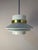 Danish High-Gloss White Brass Pendant Lamp For Sale - Image 5 of 11