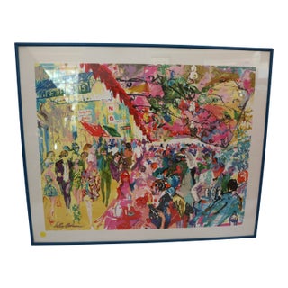 LeRoy Neiman Print Cafe De Paris For Sale