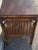 Boho Chic Bamboo Table . Mid Century Modern Bamboo Table. Bamboo and Rattan Table With Woven Top Detail and Shelf For Sale - Image 3 of 12