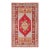 Vintage Kirsehir Rug in Red and Gold With Geometric Medallion - Rug & Kilim For Sale