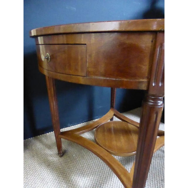 Vintage Mahogany Bouillotte Table For Sale - Image 6 of 11
