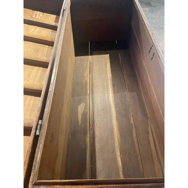 Circa 1875 Chinese Camphor Chest Featuring Solid Brass Hardware. For Sale In Kansas City - Image 6 of 12