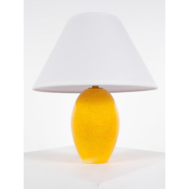 Ceramic Vintage French Table Lamp in Ceramic, 1950 For Sale - Image 7 of 7