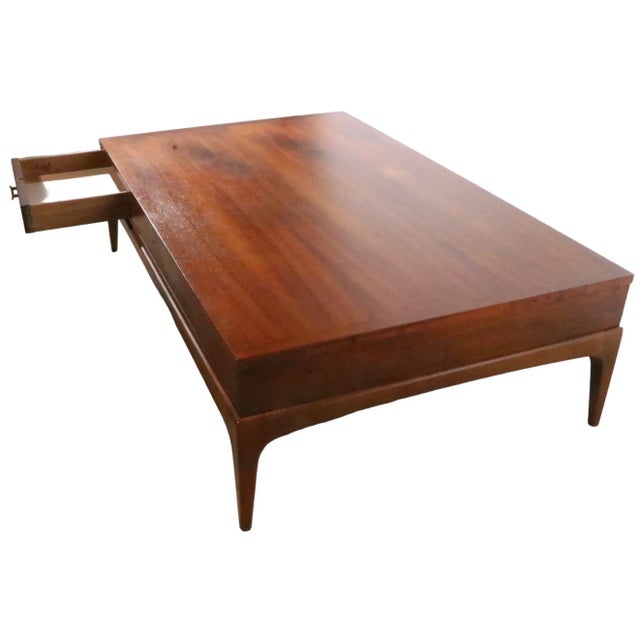 Wood Extra Large Mid Century Rhythm Coffee Table by Lane Alta Vista C. 1960's For Sale - Image 7 of 12