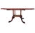 English Vintage English Burr Walnut Veneer Round Pedestal Table in the Antique Style With Claw Feet For Sale - Image 3 of 9
