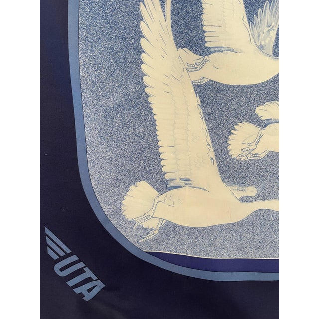 Contemporary Hermès Uta Oiseaux Migrateurs Édition Limitée 1977 Latham For Sale - Image 3 of 8