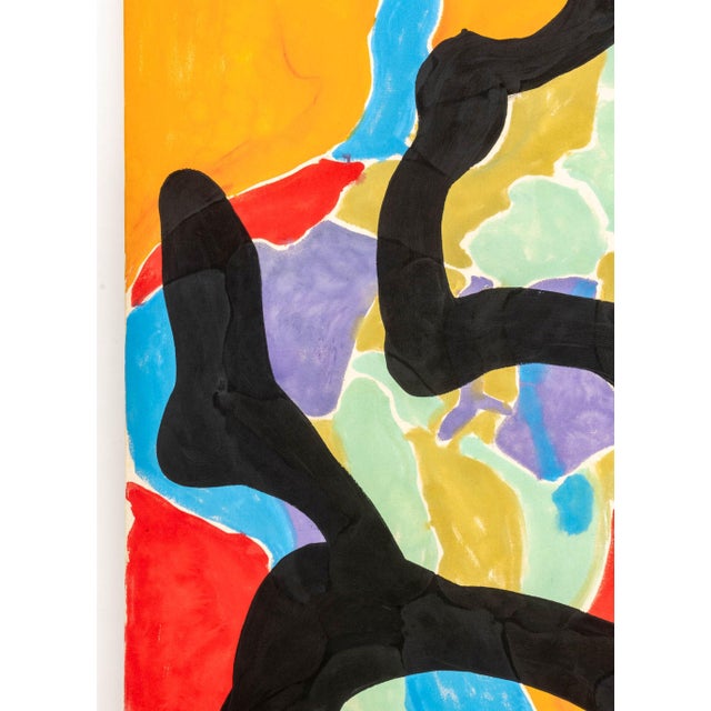 Contemporary Jack Roth "Rope Dancer 17" Acrylic on Canvas, 1980 For Sale - Image 3 of 11