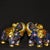 This charming pair of vintage cloisonne enamel elephant figurines brings a touch of traditional elegance to any interior....