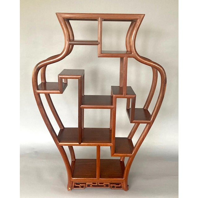 Wood 1970s Chinese Etagere -- Display Stand -- Beautiful Curves, Eleven Display Platforms! For Sale - Image 7 of 10