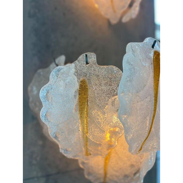 Murano Glass Wall Sconces, 1960s, Set of 2 For Sale - Image 6 of 14