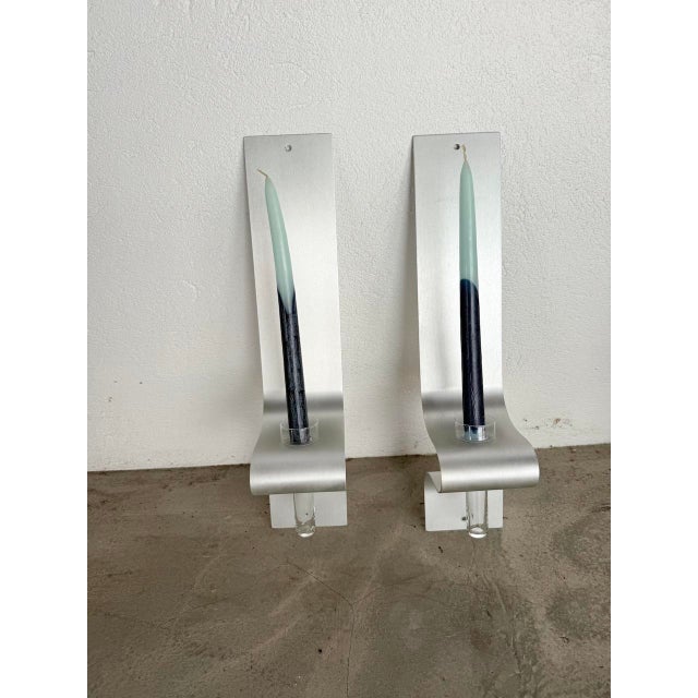 Vintage Soliflore Candleholders from Ikea, 1990s, Set of 2 For Sale - Image 10 of 18