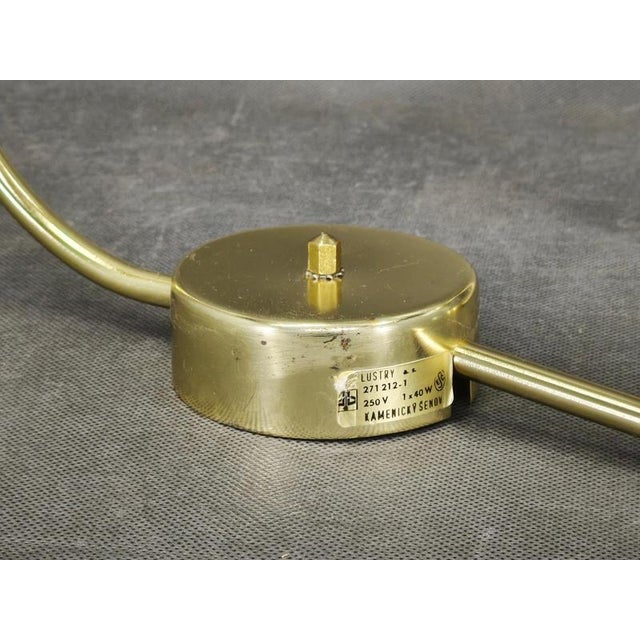 Brass Opaline Wall Lights by Kamenický Šenov, 1970s, Set of 2 For Sale - Image 6 of 13