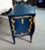 English 1990s Royal Navy Blue Dresser in Gold Leaf For Sale - Image 3 of 4