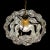 1960s Mid-Century German Chandelier with Hexagonal Glass Prisms by Veb Ebersbach, 1960s For Sale - Image 5 of 9