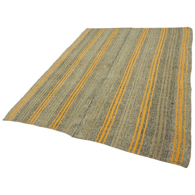 Vintage Anatolian Kilim Rug For Sale - Image 3 of 7