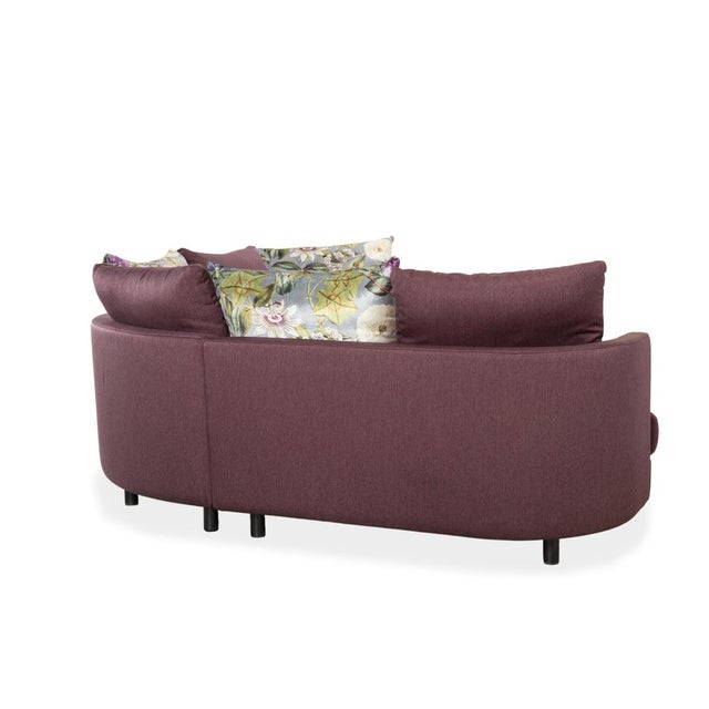 Purple Fabric Corner Sofa from Rolf Benz For Sale - Image 8 of 11